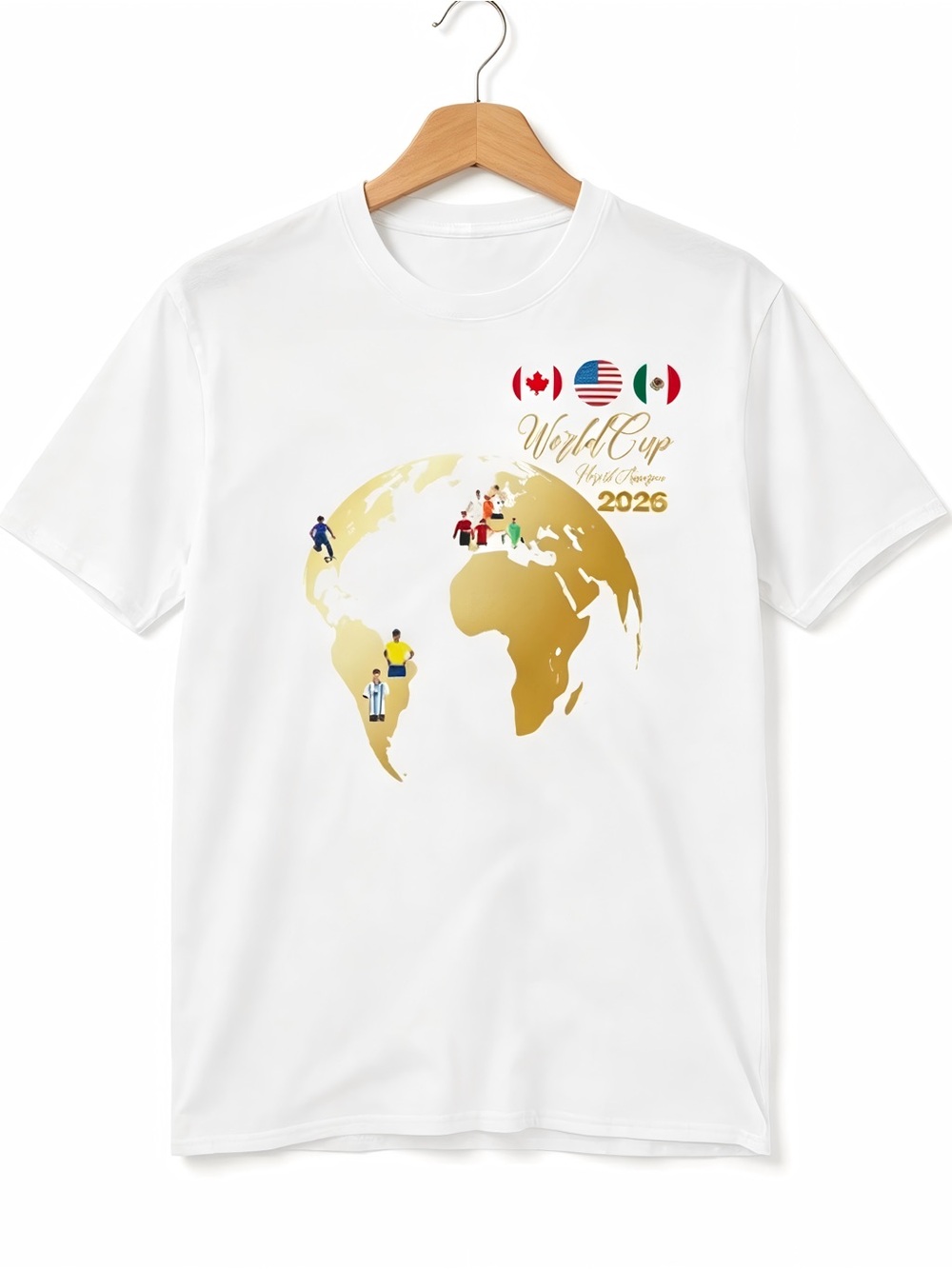 World Cup 2026 soccer Womens Mens T-shirt Unisex World Cup North America 26